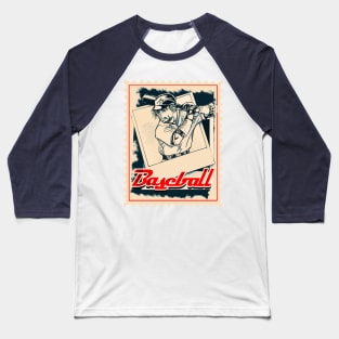 Baseball vintage card stamps Sports Fanatic Baseball T-Shirt